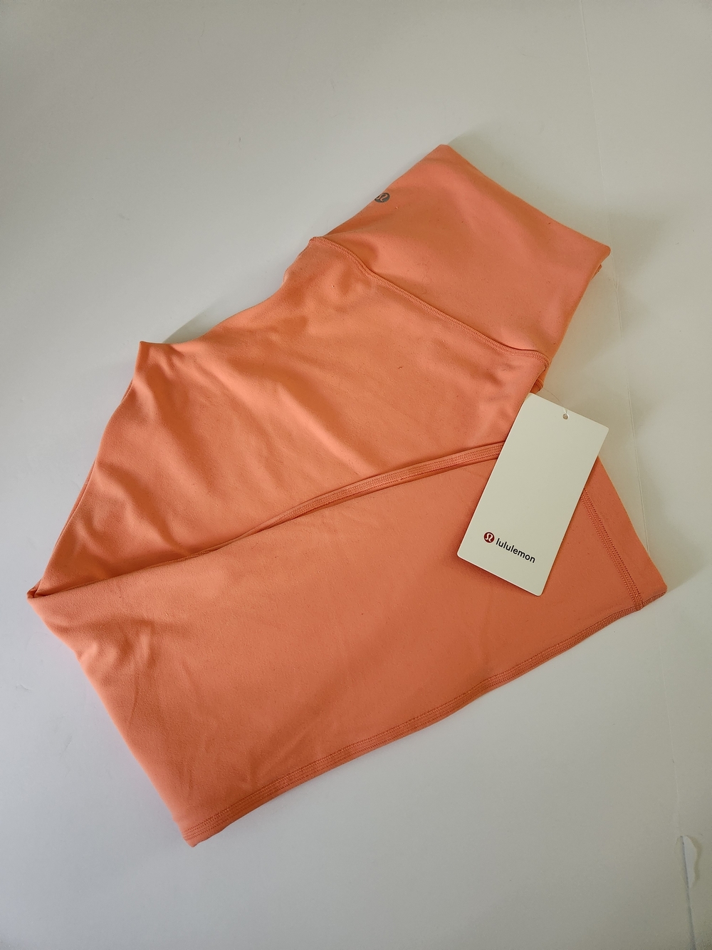 NWT lululemon athletica Soft Coral/Peach Align HR Leggings 25" Size 12